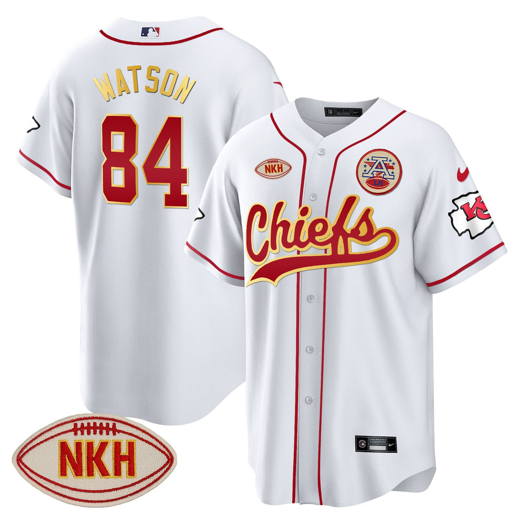 KC NKH Patch Baseball Jersey - All Stitched