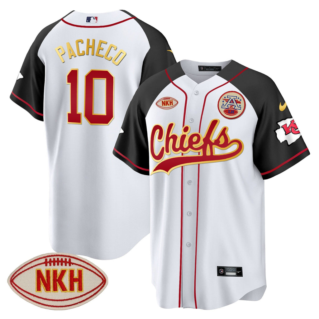 KC NKH Patch Baseball Jersey - All Stitched