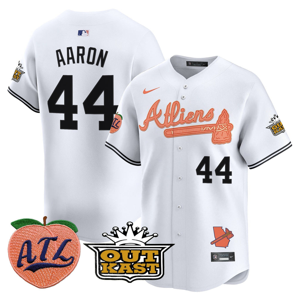 ATL Atliens & Peach Vapor Premier Limited Jersey - All Stitched