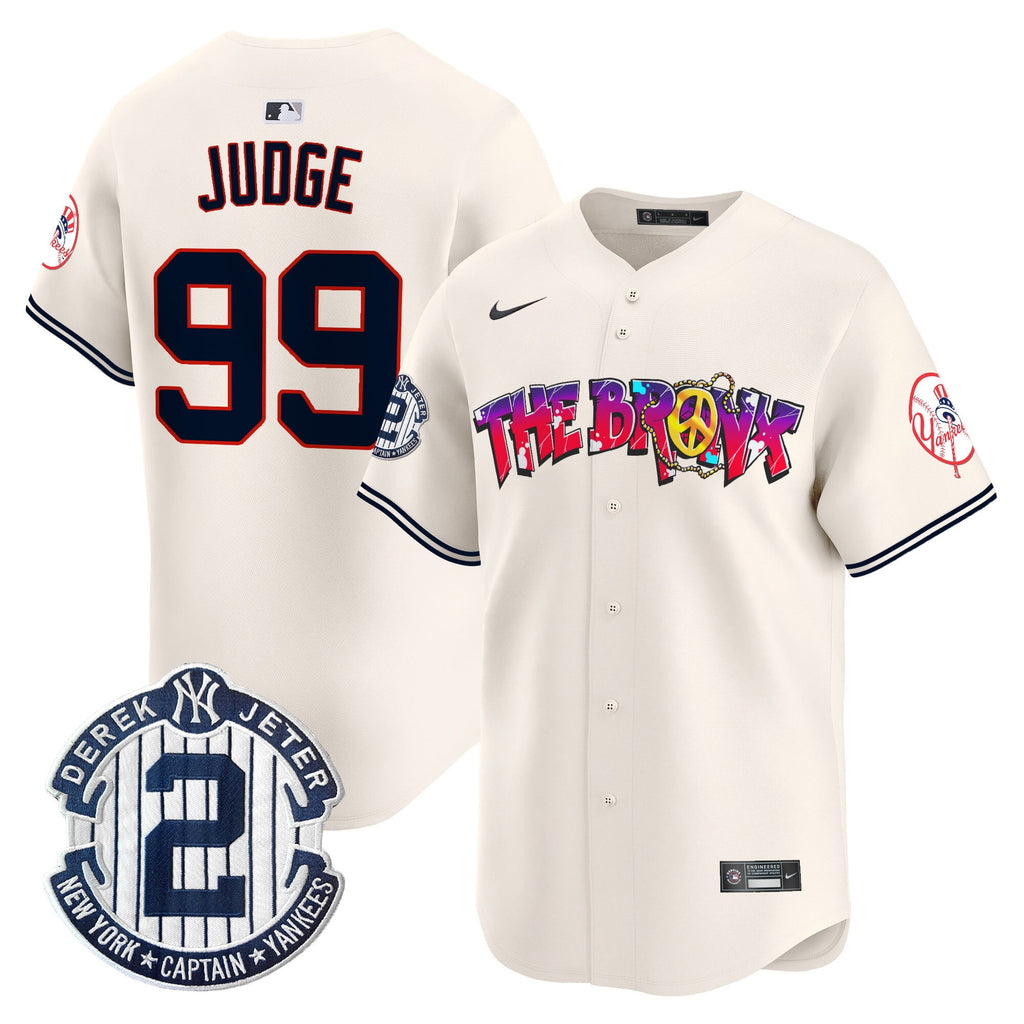 NYY The Bronx Graffiti Vapor Premier Limited Jersey V7 - All Stitched