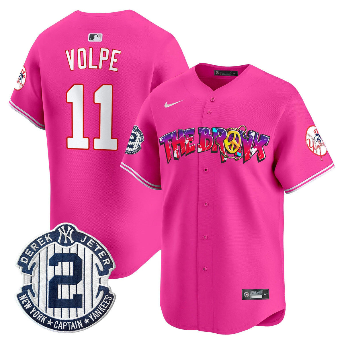 NYY The Bronx Graffiti Vapor Premier Limited Jersey V7 - All Stitched
