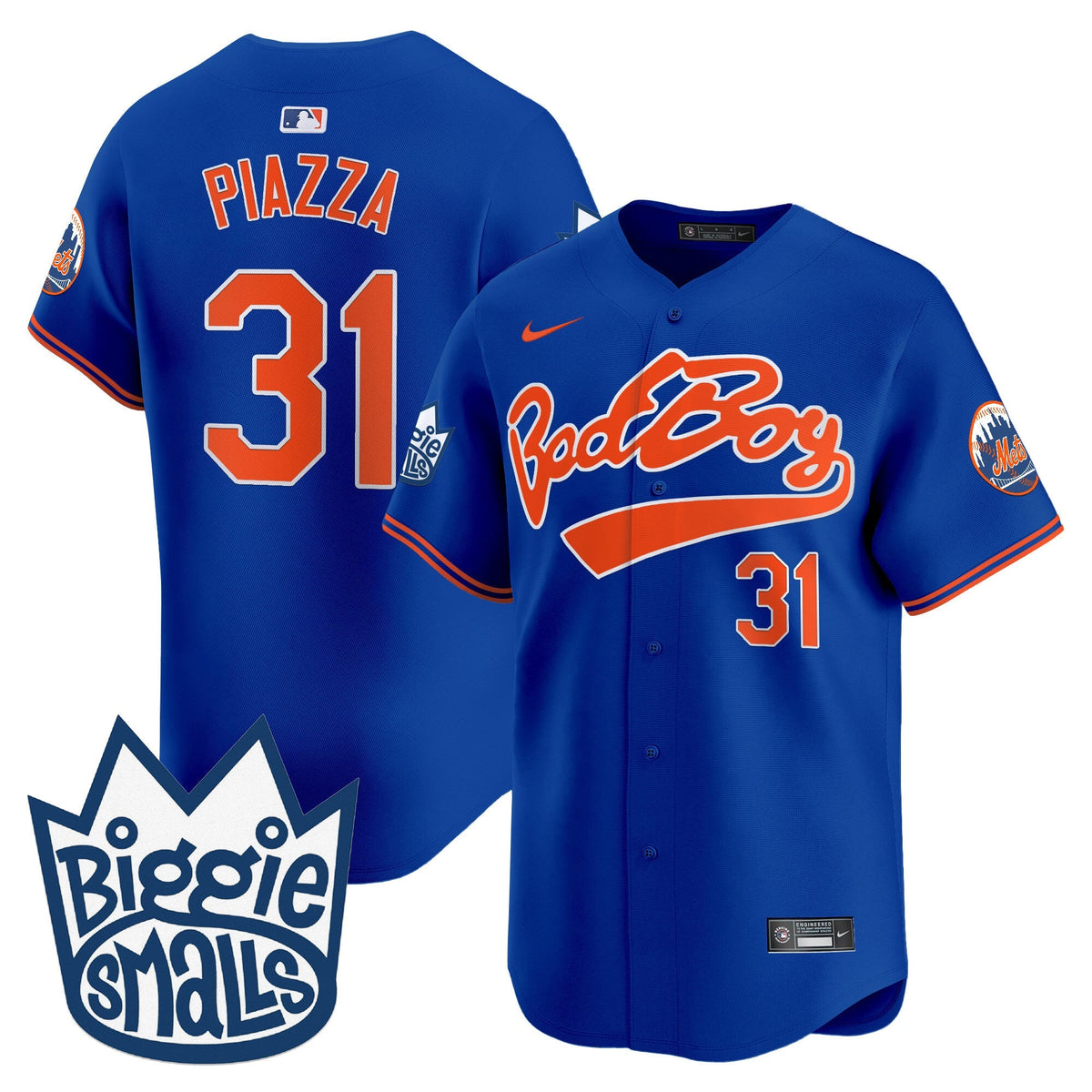 Mets Biggie Smalls Vapor Premier Limited Jersey - All Stitched