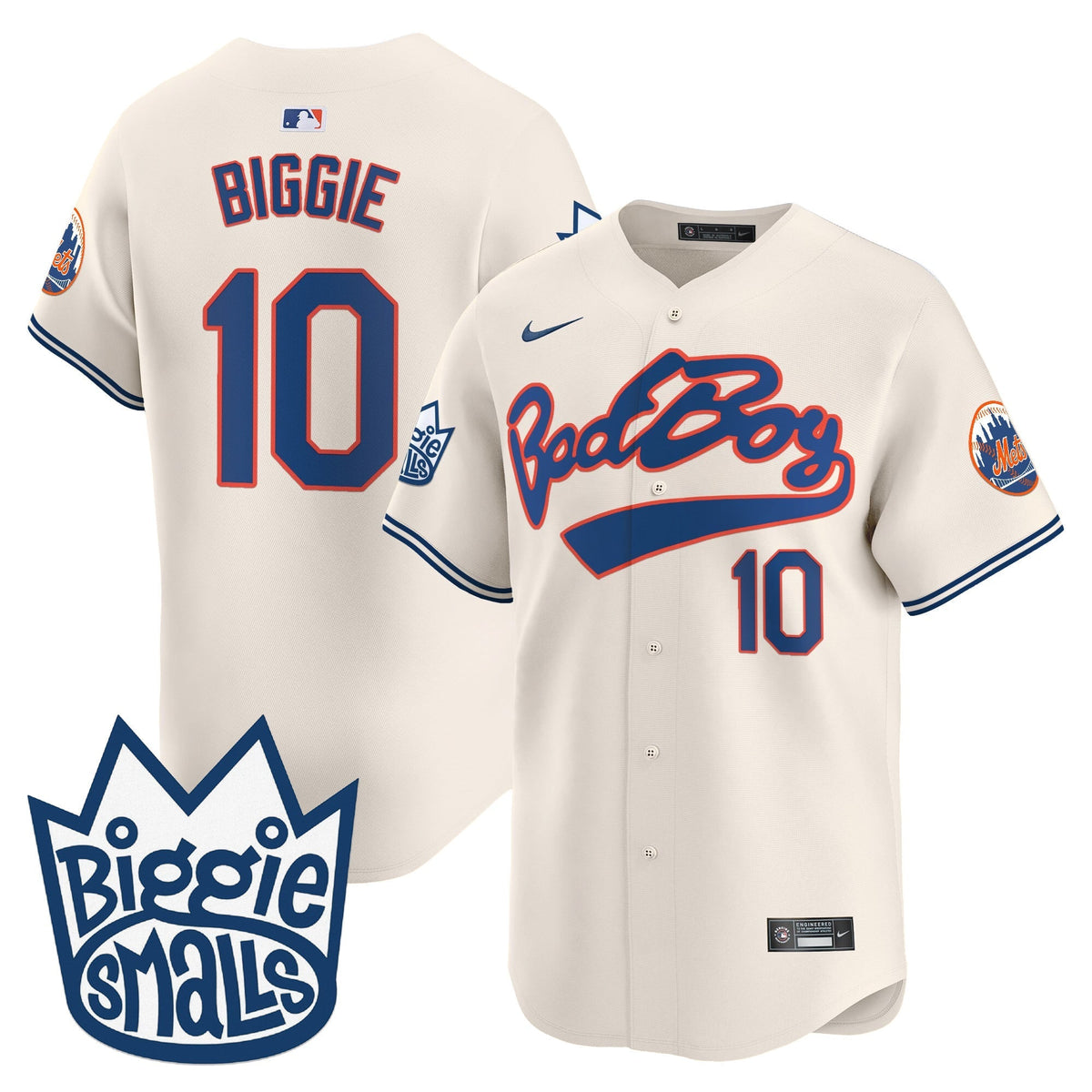 Mets Biggie Smalls Vapor Premier Limited Jersey - All Stitched