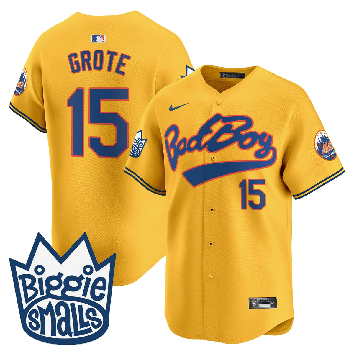 Mets Biggie Smalls Vapor Premier Limited Jersey - All Stitched