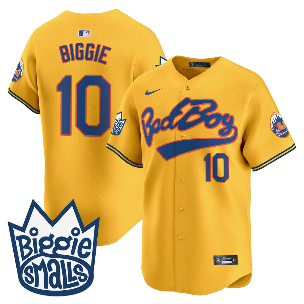 Mets Biggie Smalls Vapor Premier Limited Jersey - All Stitched