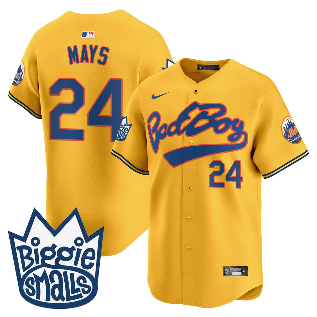 Mets Biggie Smalls Vapor Premier Limited Jersey - All Stitched