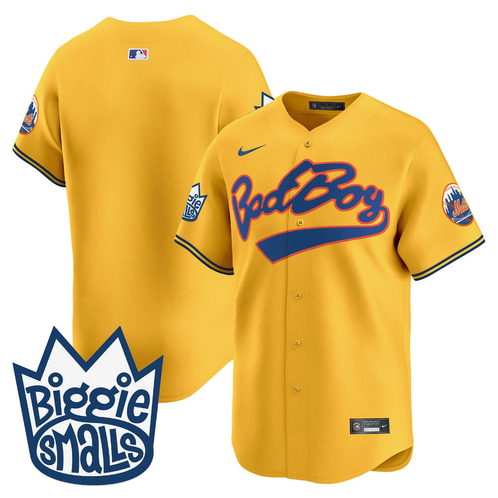 Mets Biggie Smalls Vapor Premier Limited Jersey - All Stitched