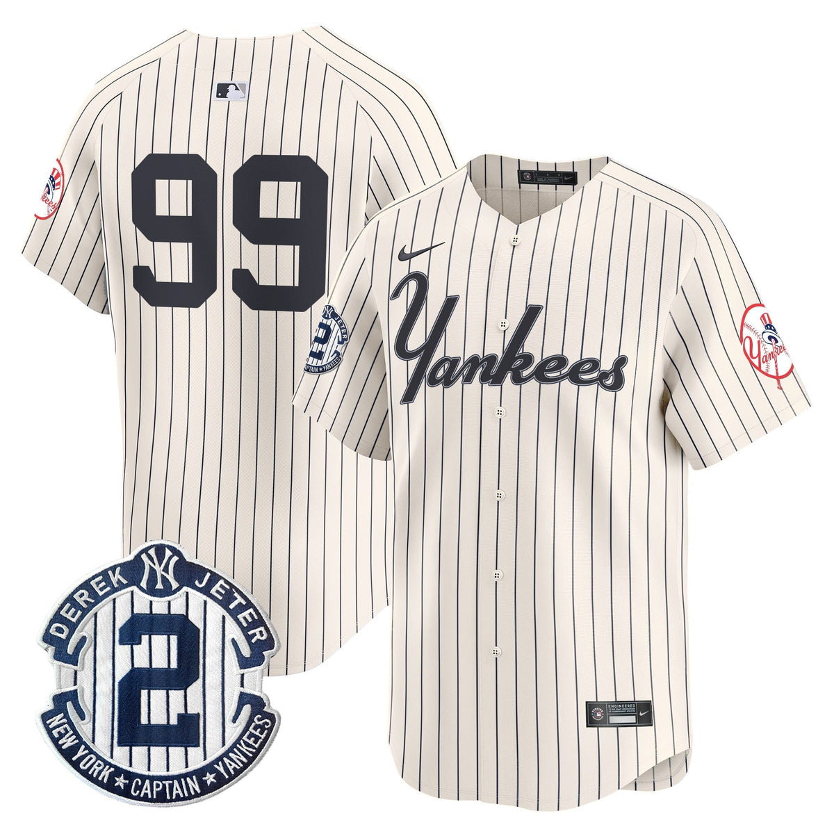 Yankees Throwback Vapor Premier Limited Jersey V2 - All Stitched