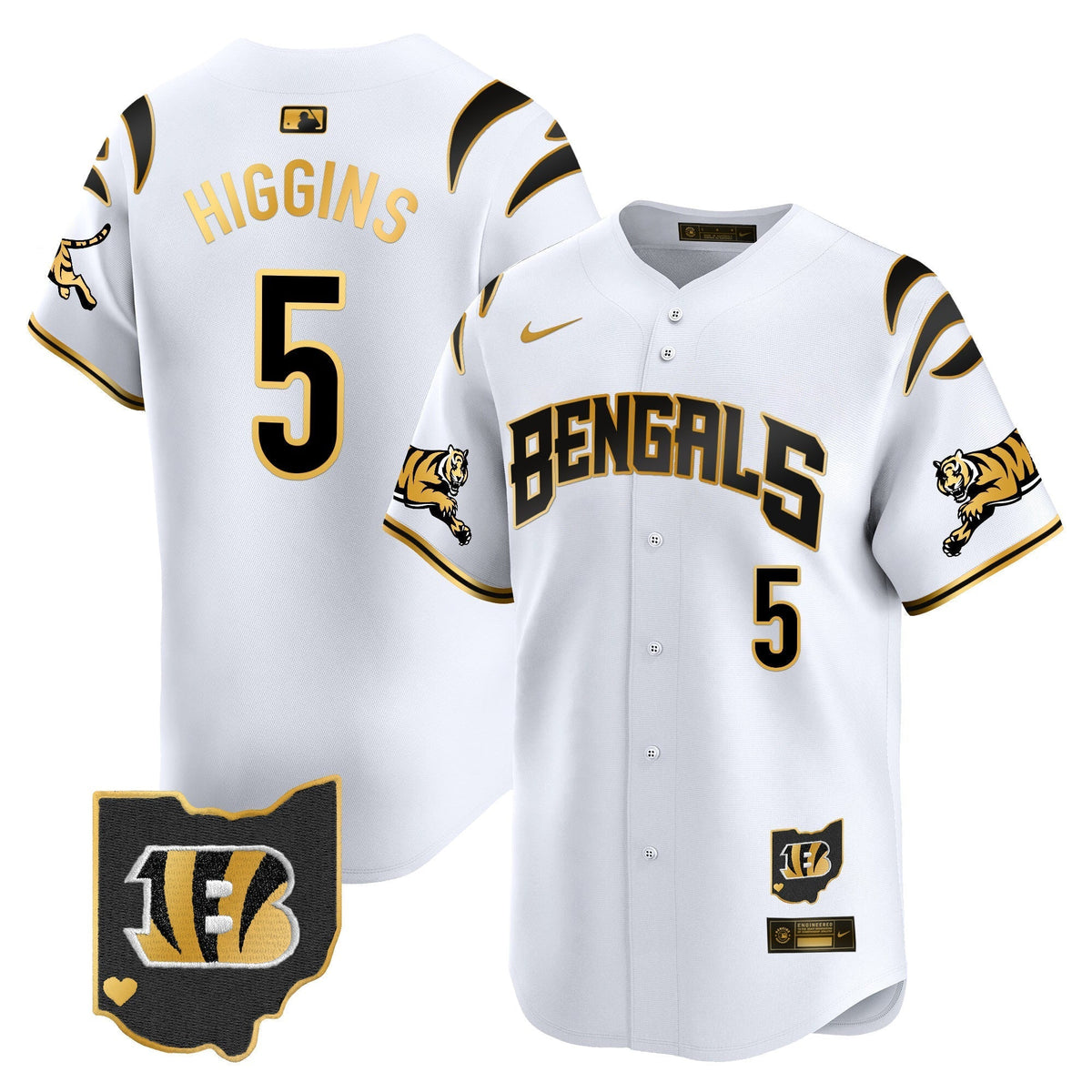 Bengals Vapor Premier Limited Jersey - Stitched