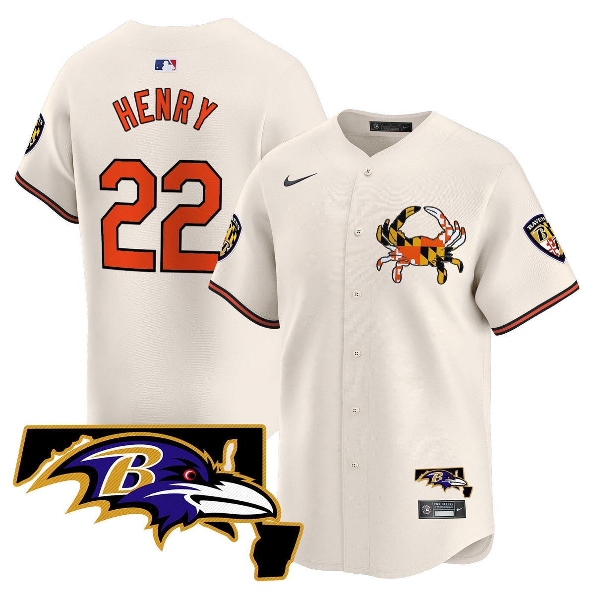 BAL 2024 Vapor Premier Baseball Jersey - All Stitched