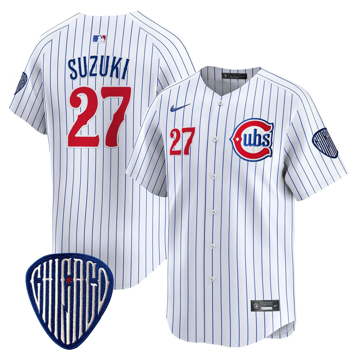 CHC Blue Alternate Vapor Premier Limited Jersey - All Stitched