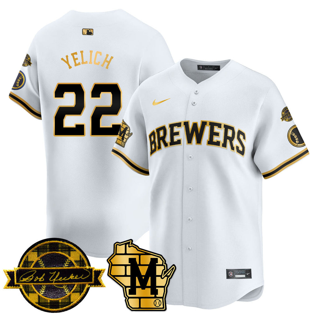 MIL 2025 Limited Jersey - Bob Uecker Patch - All Stitched
