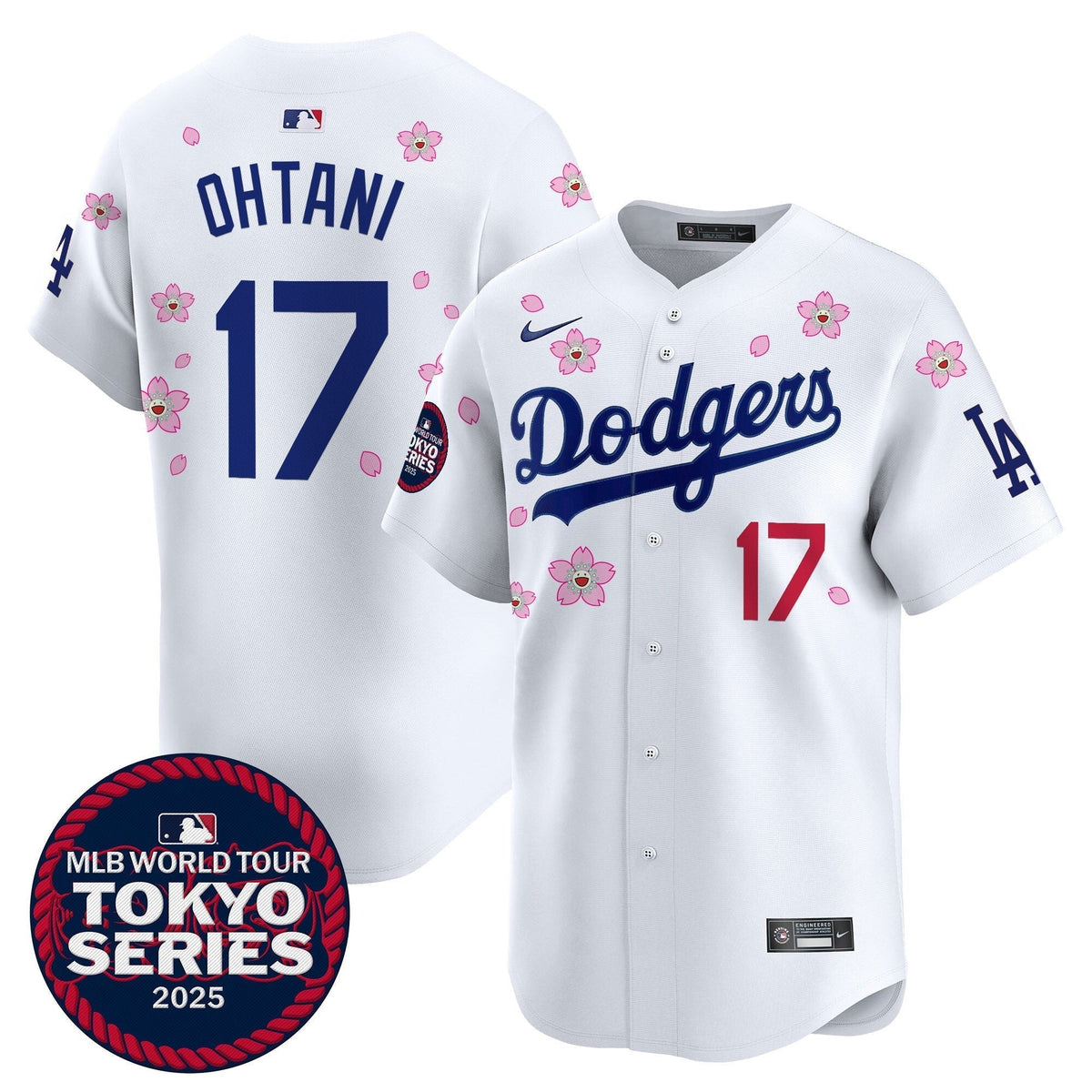 Dodgers Tokyo Series 2025 Vapor Premier Limited Jersey - Stitched