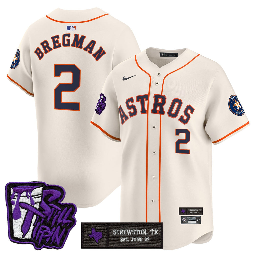 HOU DJ Screw Still Tippin Purple Patch Vapor Premier Limited Jersey - All Stitched