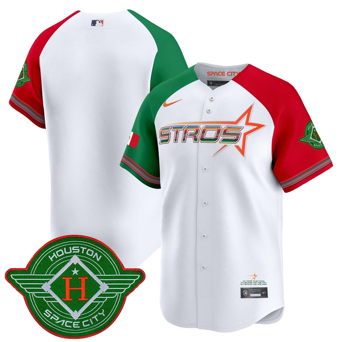 Astros 2025 City Connect Mexico Vapor Premier Limited Jersey - All Stitched