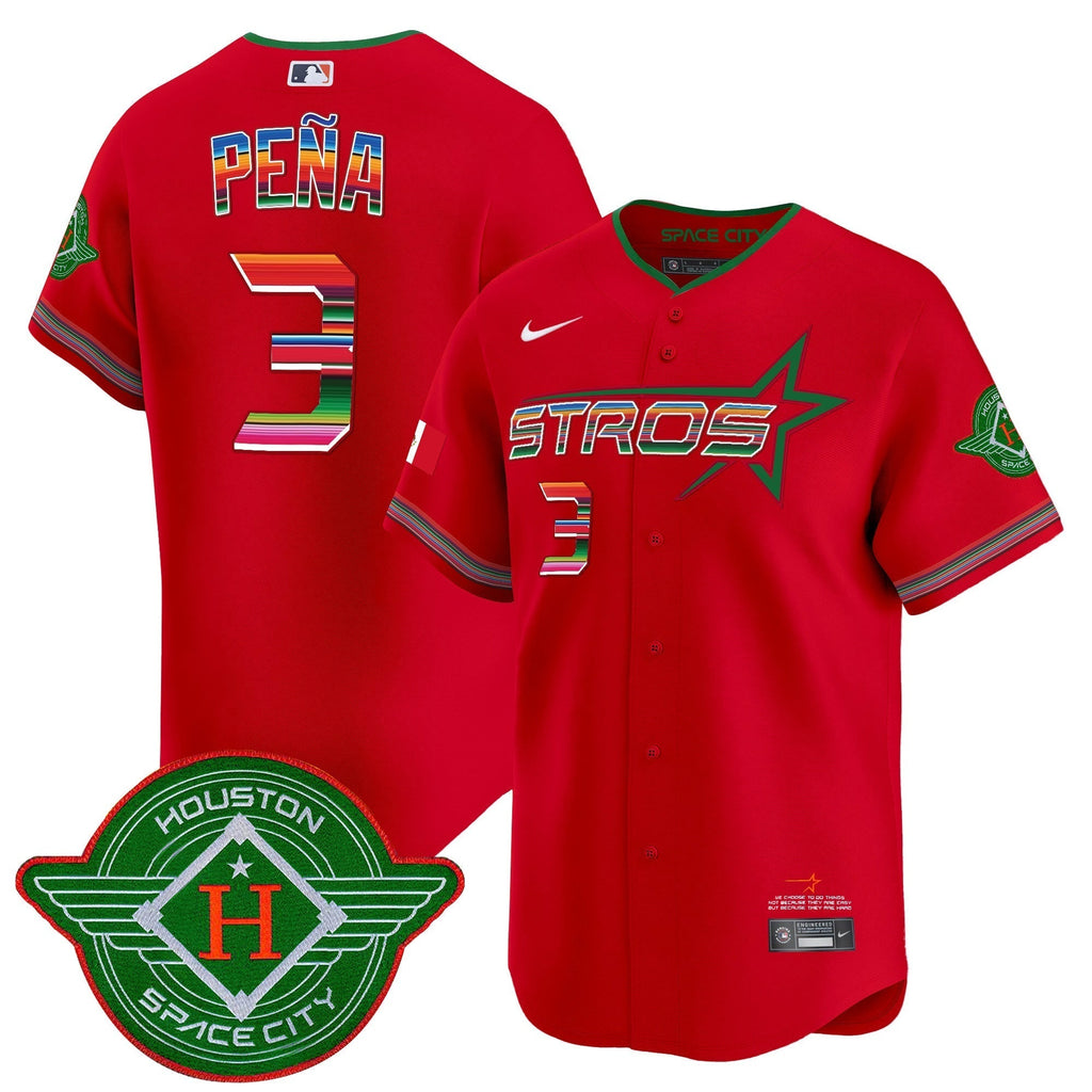 Astros 2025 City Connect Mexico Vapor Premier Limited Jersey - All Stitched