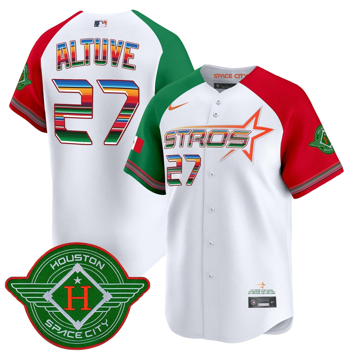 Astros 2025 City Connect Mexico Vapor Premier Limited Jersey - All Stitched