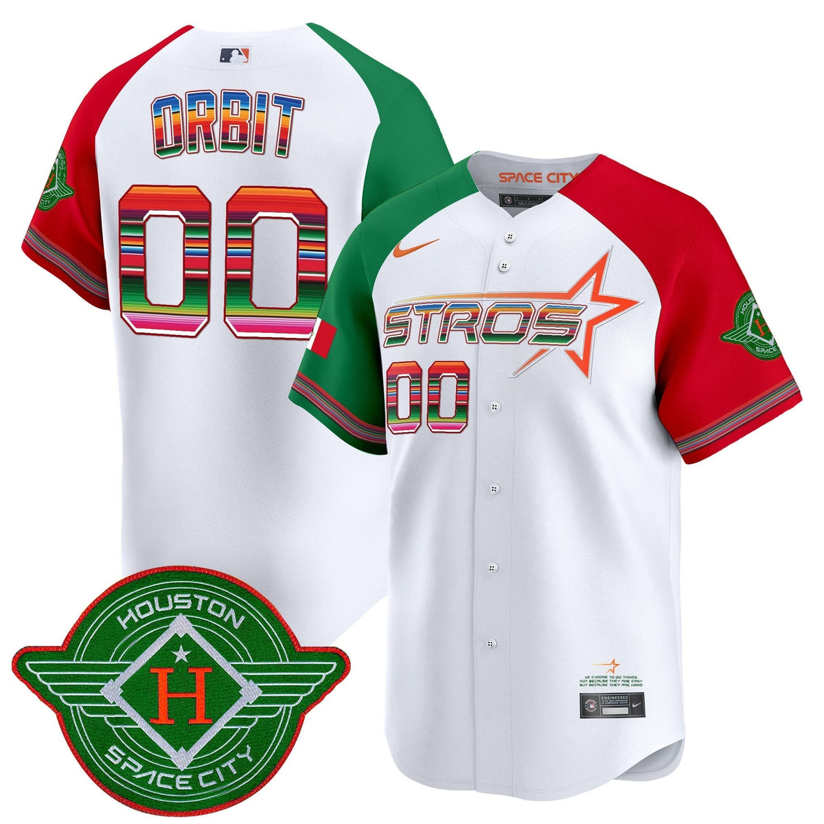 Astros 2025 City Connect Mexico Vapor Premier Limited Jersey - All Stitched