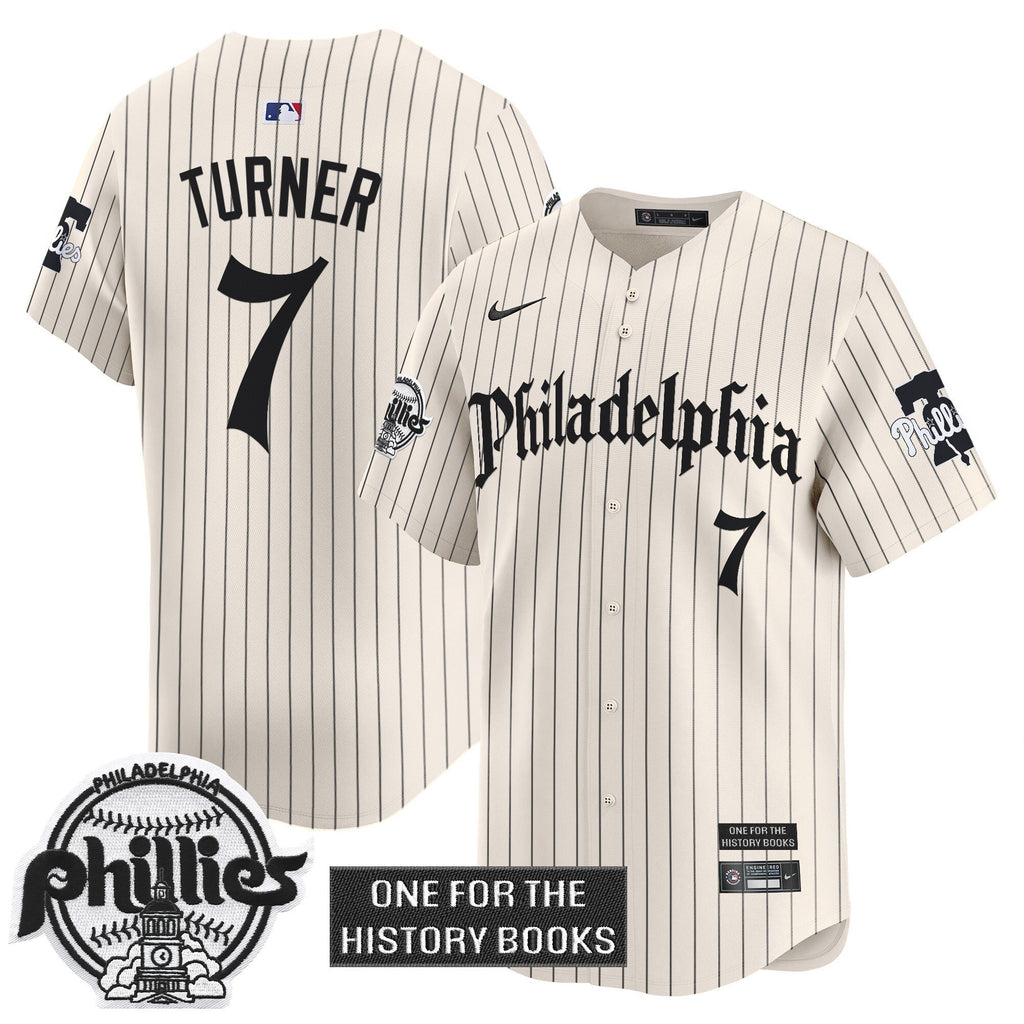 Phillies 'Retro Newspaper Edition' Vapor Premier Limited Jersey - All Stitched