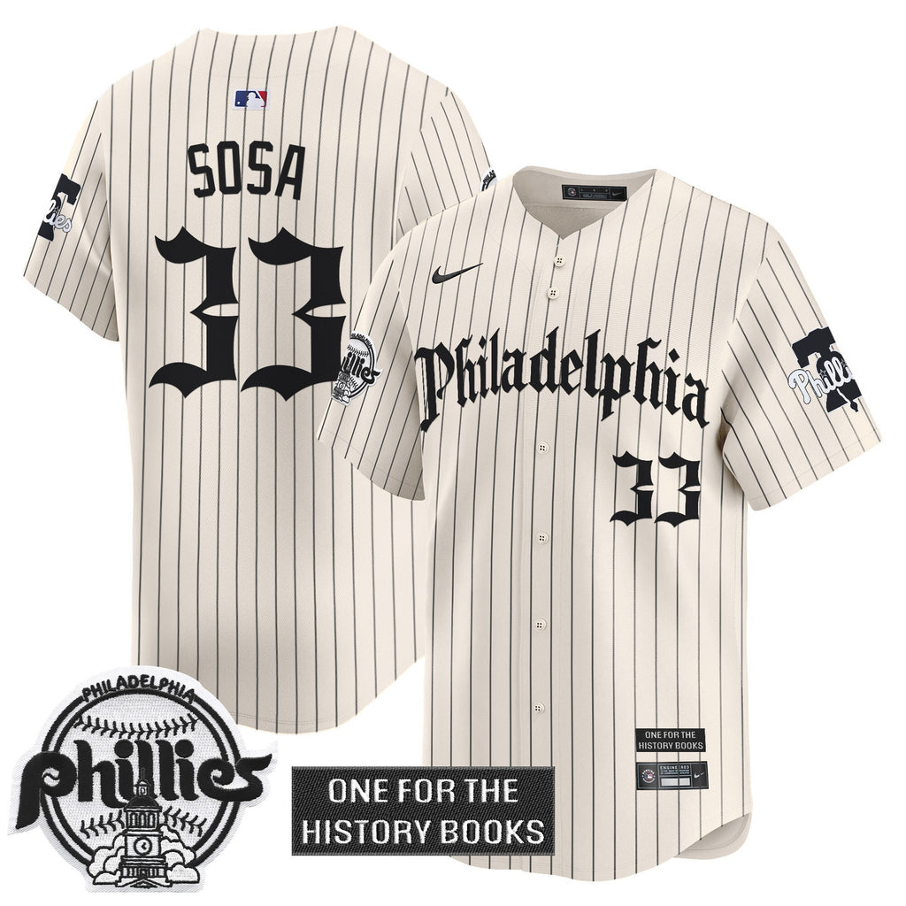 Phillies 'Retro Newspaper Edition' Vapor Premier Limited Jersey - All Stitched