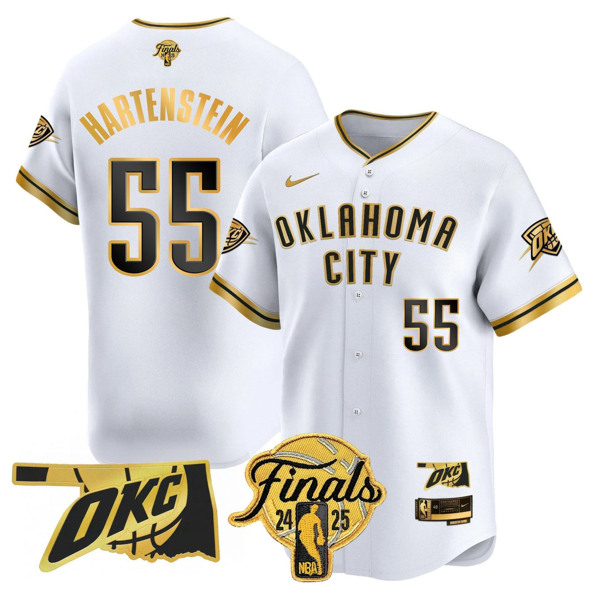 OKC Baseball Jersey - Final Patch - All Stitched