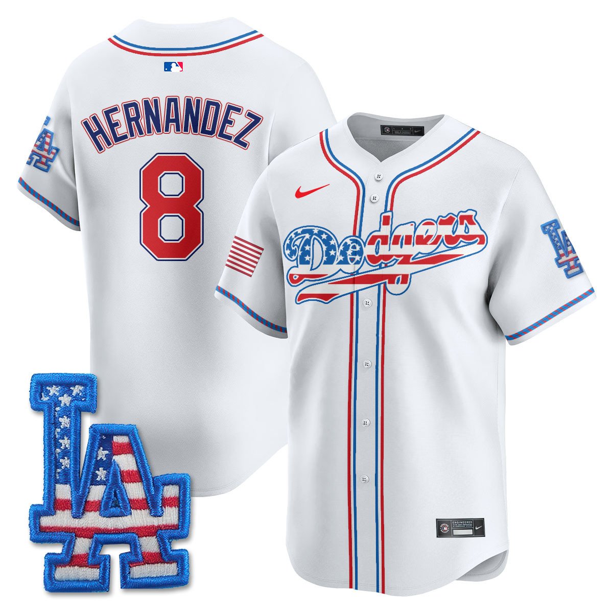 LAD 2025 Fourth of July Jersey - All Stitched