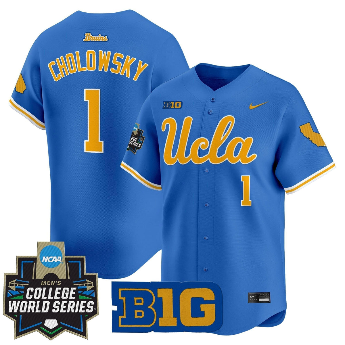 UCLA 2025 World Series Vapor Premier Limited Jersey - All Stitched