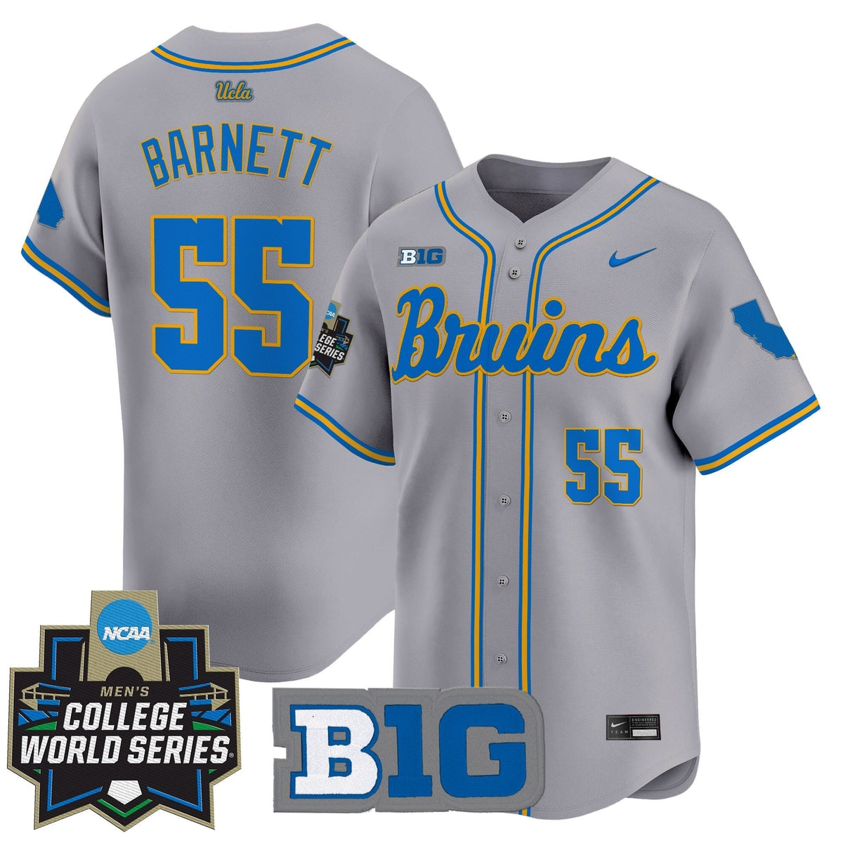 UCLA 2025 World Series Vapor Premier Limited Jersey - All Stitched