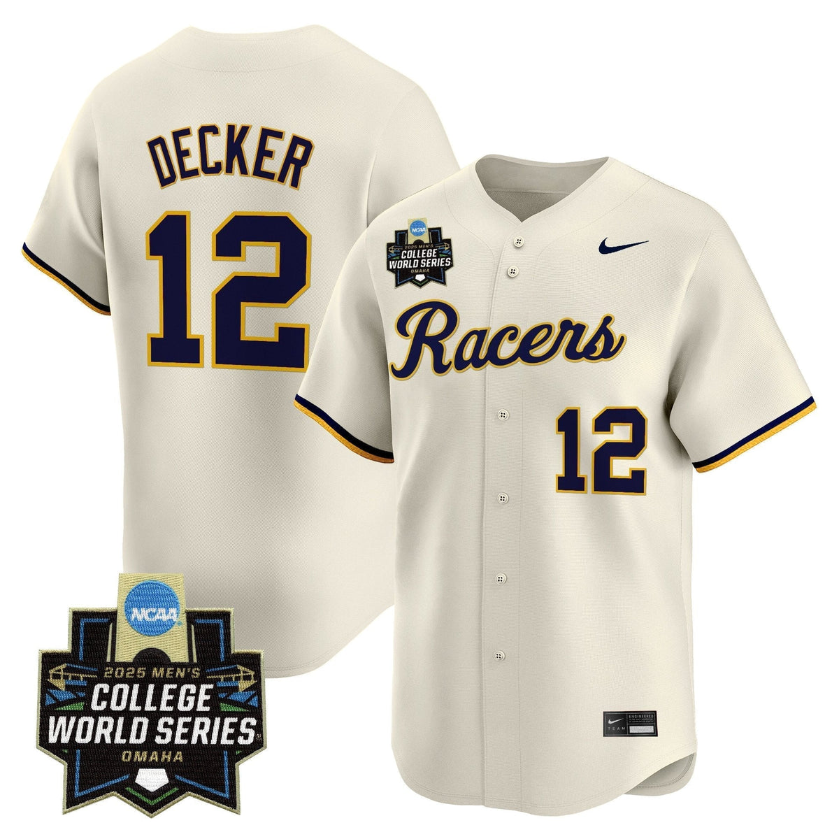 Murray State Racers 2025 World Series Vapor Premier Limited Jersey - All Stitched
