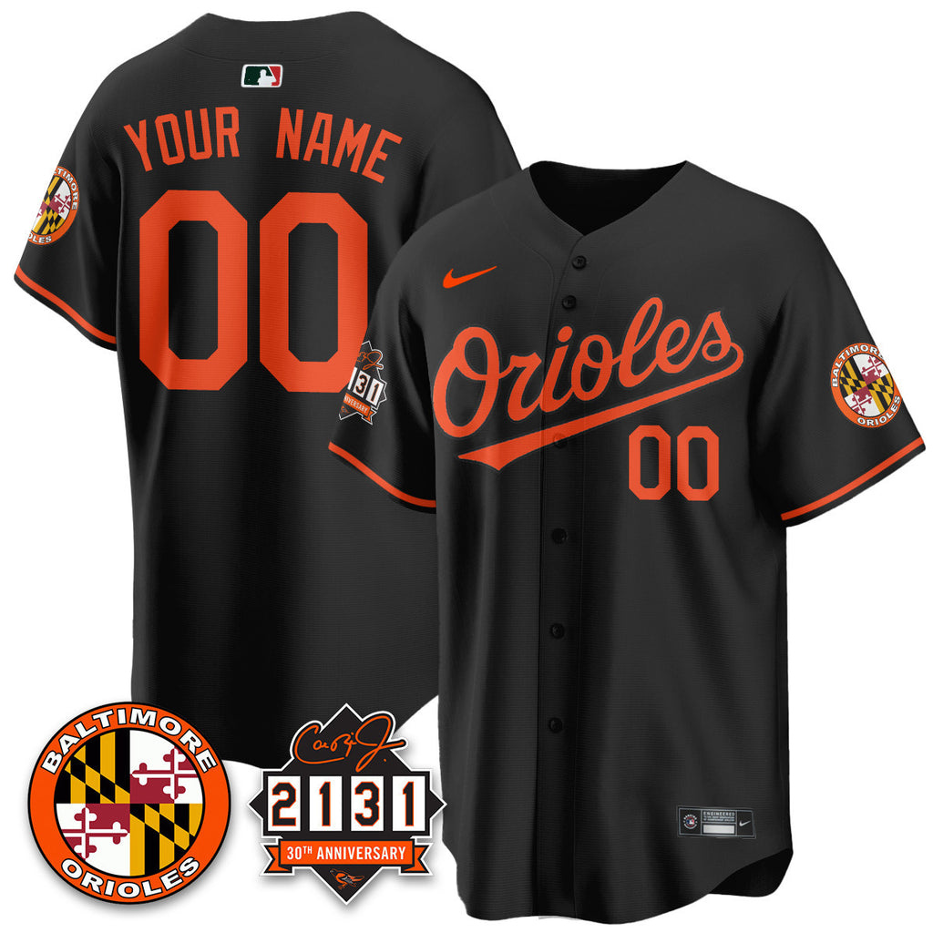 Men's Baltimore Orioles "30th Anniversary of 2131" Limited Jersey - All Stitched