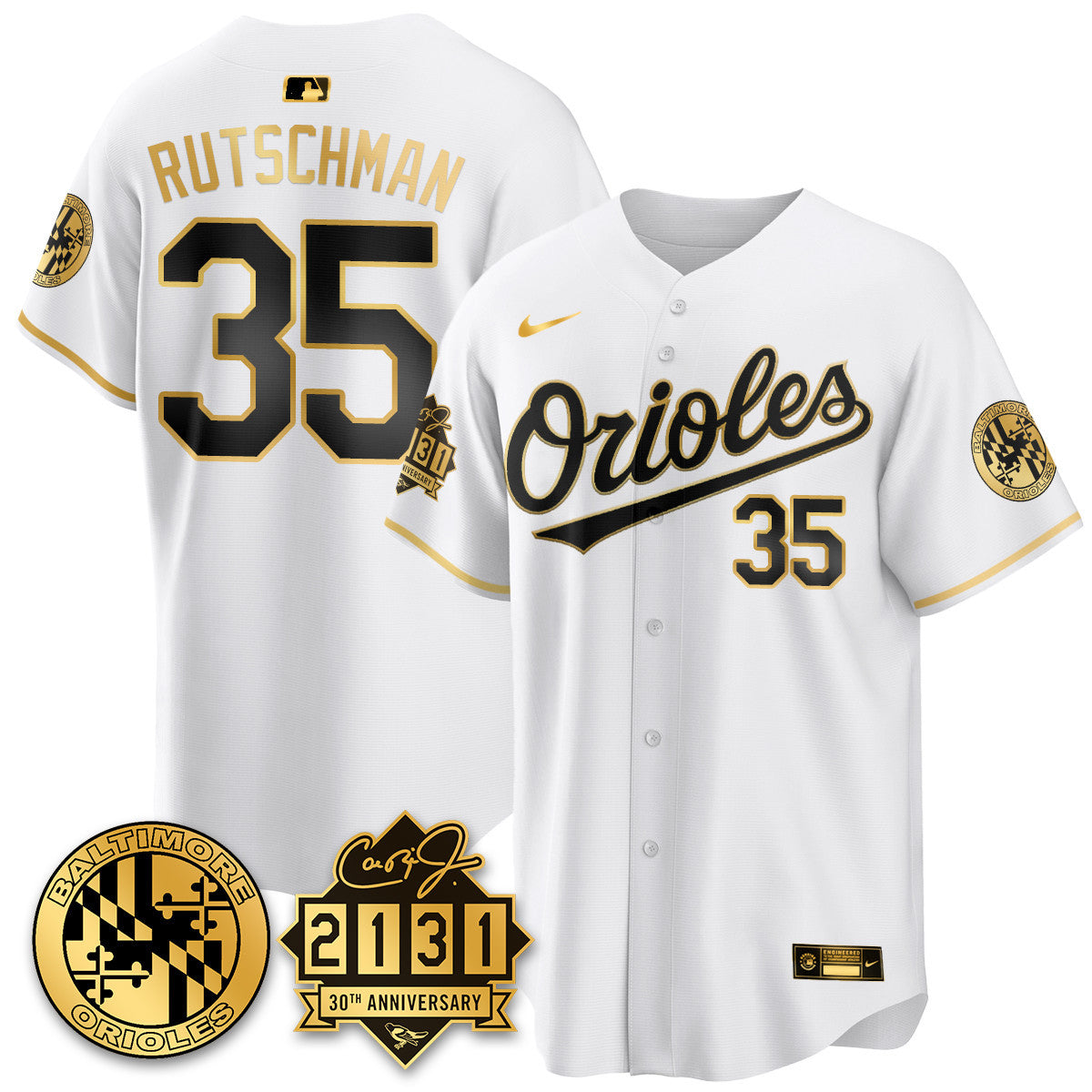 Men's Baltimore Orioles "30th Anniversary of 2131" Limited Jersey - All Stitched