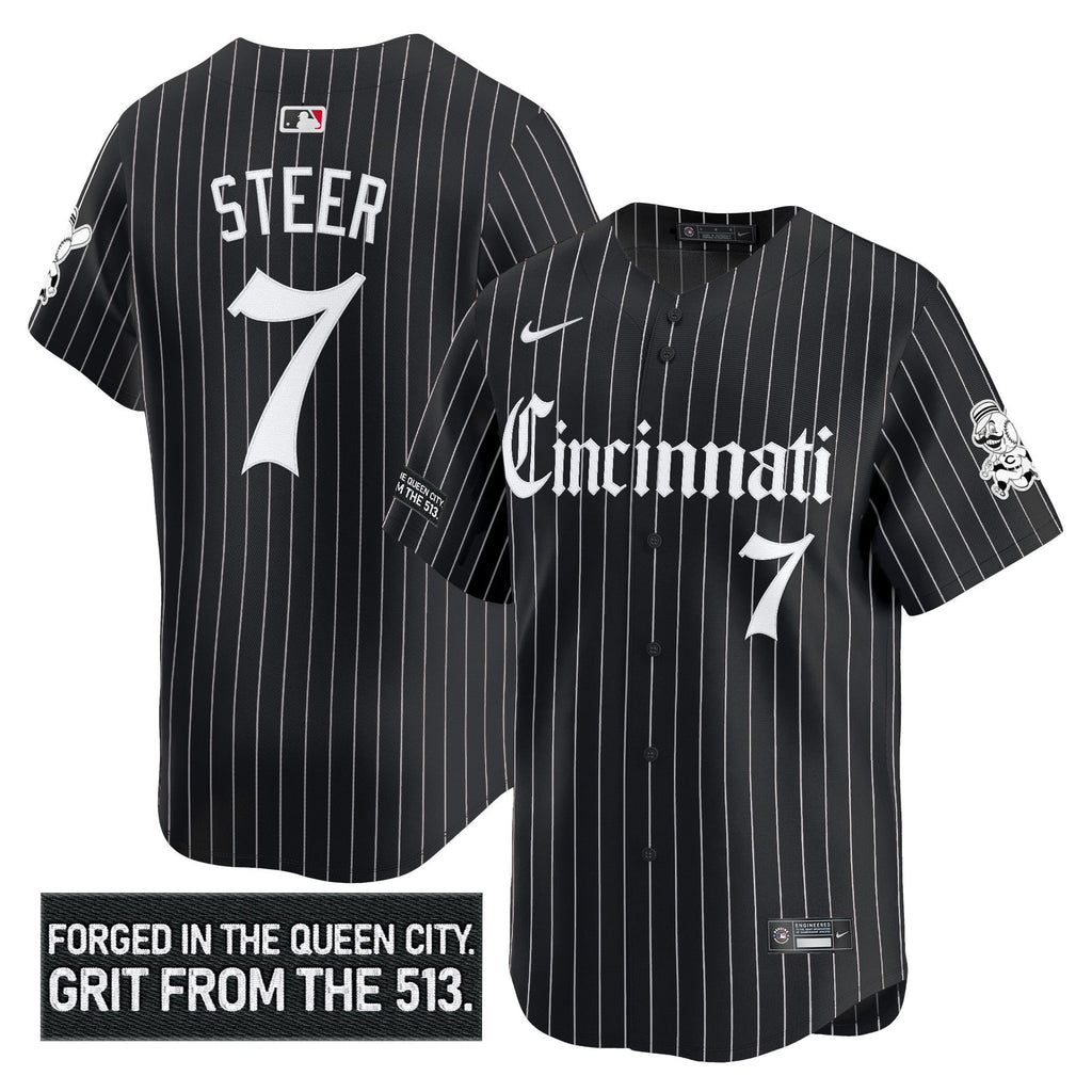 CIN 'Gothic Queen City Edition' Vapor Premier Limited Jersey - All Stitched