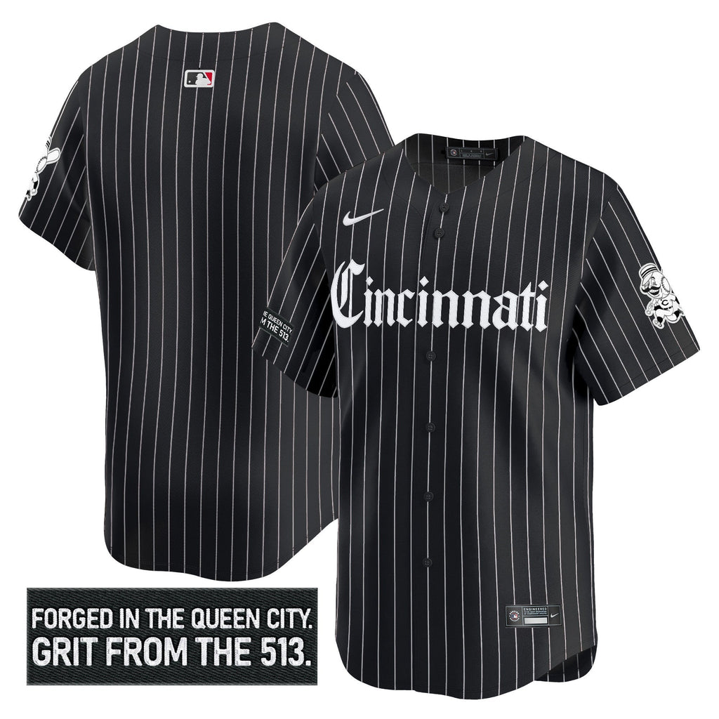 CIN 'Gothic Queen City Edition' Vapor Premier Limited Jersey - All Stitched