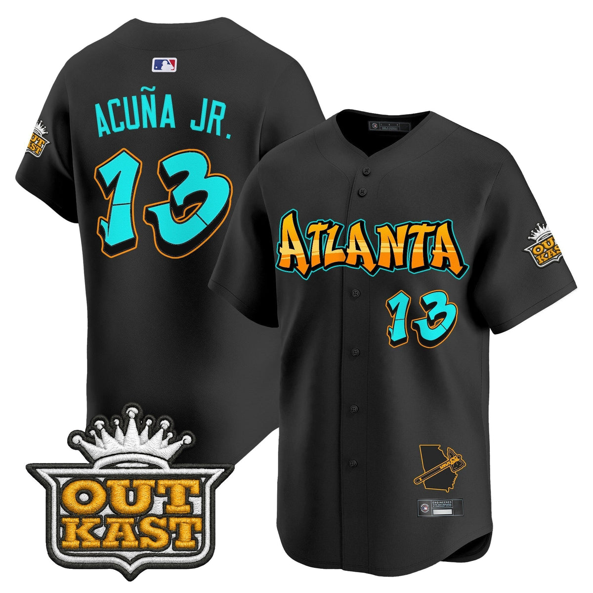 ATL 'Graffiti A-Town Edition' Vapor Premier Limited Jersey - All Stitched