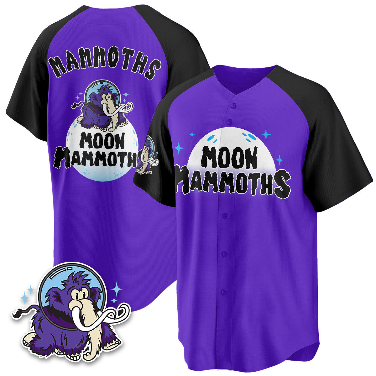 Erie SeaWolves 2025 Moon Mammoths Alternate Men Jersey - All Stitched