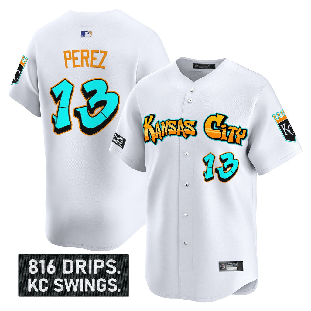 KC 'Graffiti Crown Drop Edition' Vapor Premier Limited Jersey - All Stitched