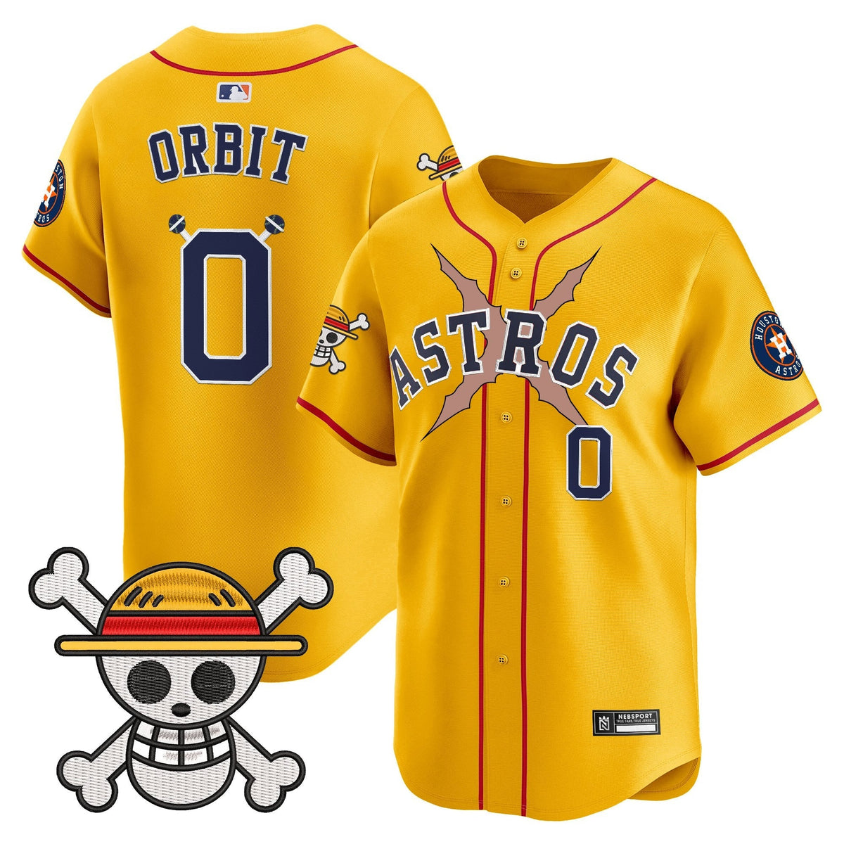 HOU x One Piece 2025 Vapor Premier Limited Jersey - All Stitched