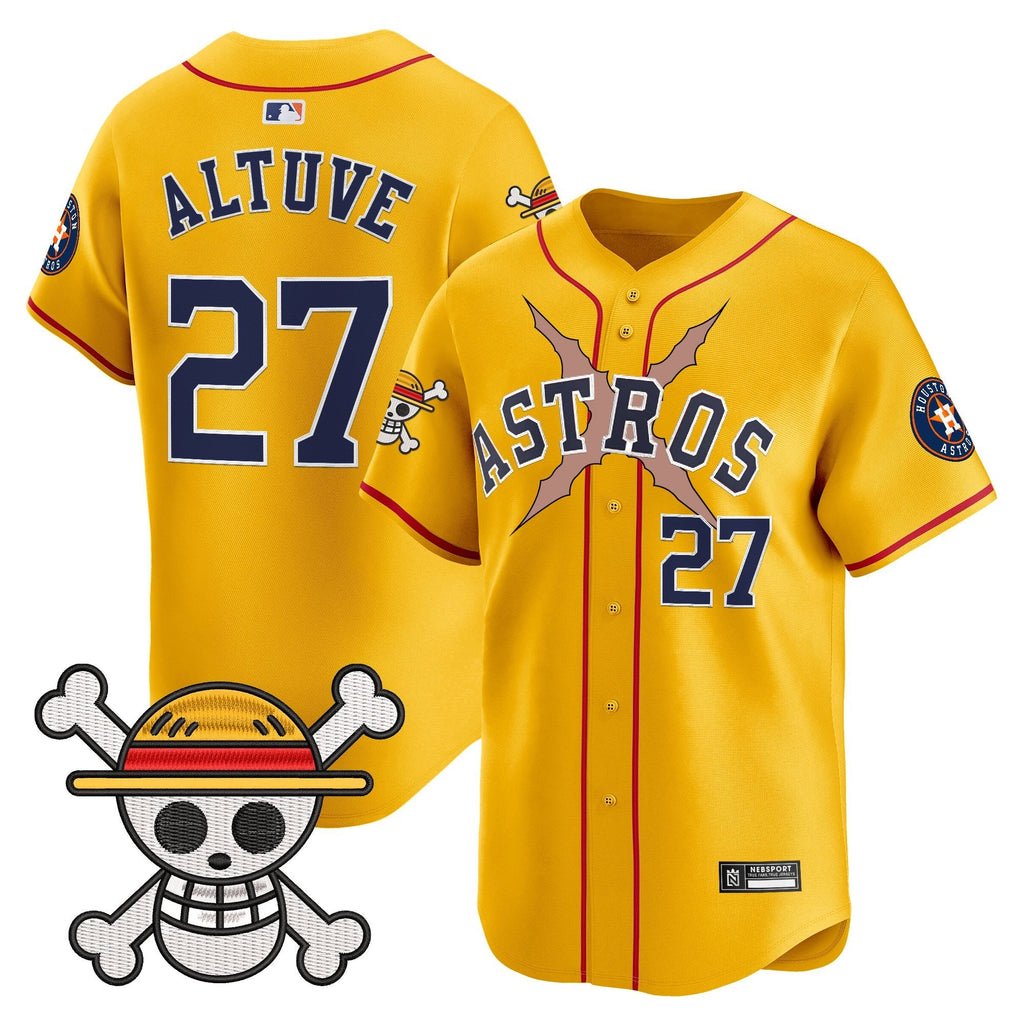 HOU x One Piece 2025 Vapor Premier Limited Jersey - All Stitched