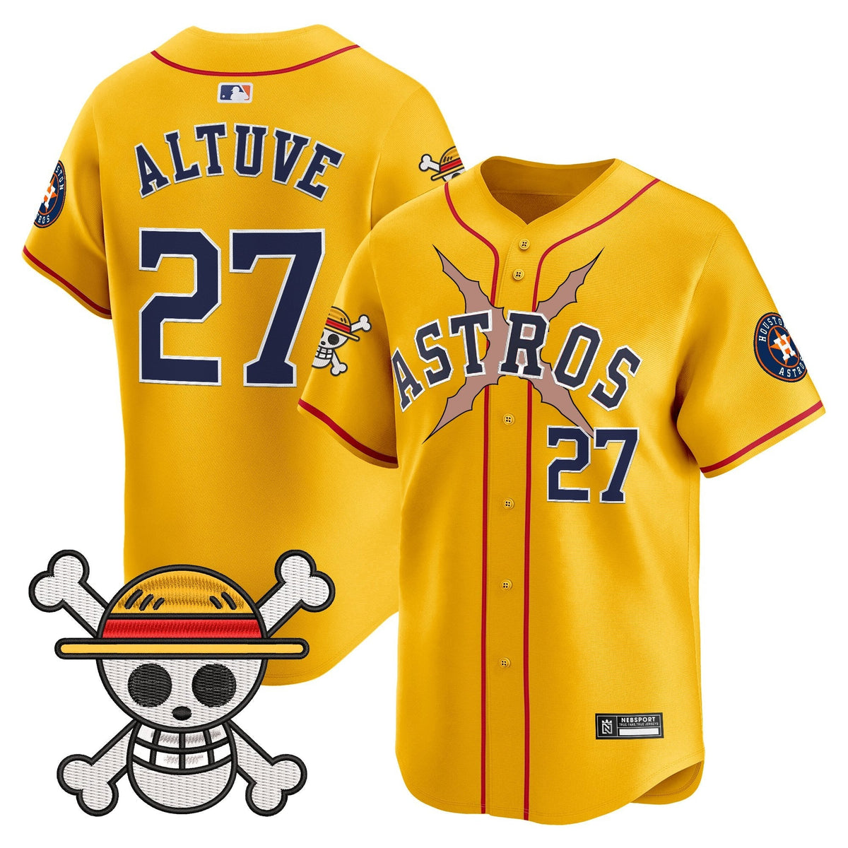 HOU x One Piece 2025 Vapor Premier Limited Jersey - All Stitched