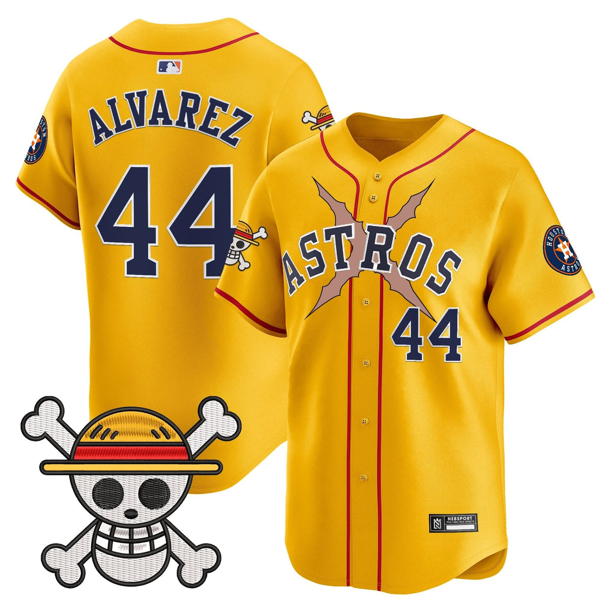 HOU x One Piece 2025 Vapor Premier Limited Jersey - All Stitched