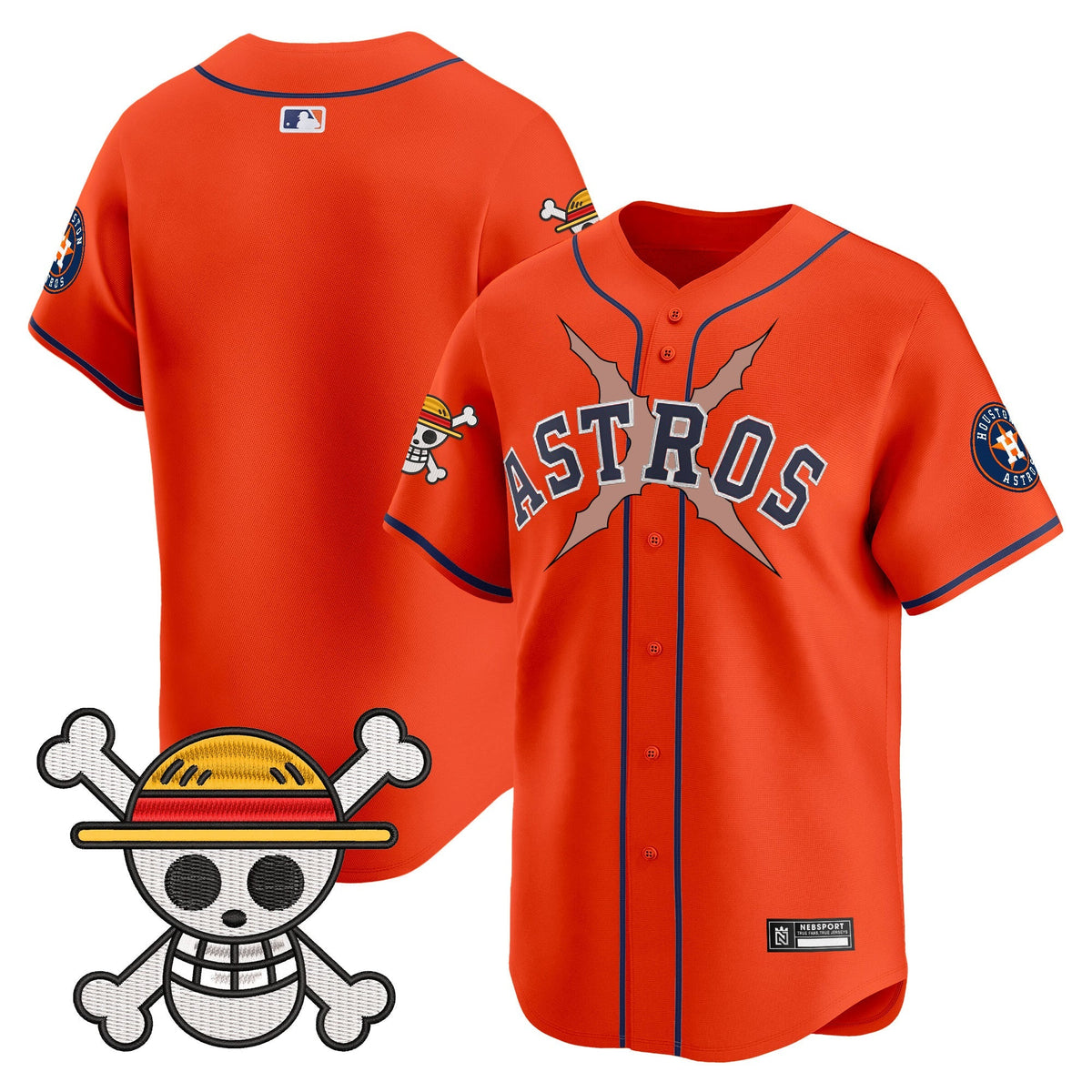 HOU x One Piece 2025 Vapor Premier Limited Jersey - All Stitched