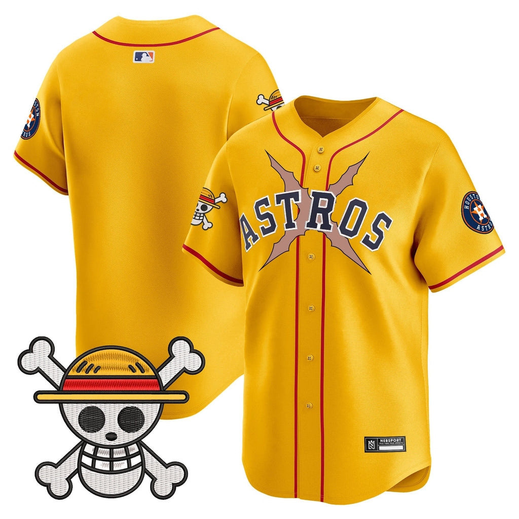 HOU x One Piece 2025 Vapor Premier Limited Jersey - All Stitched
