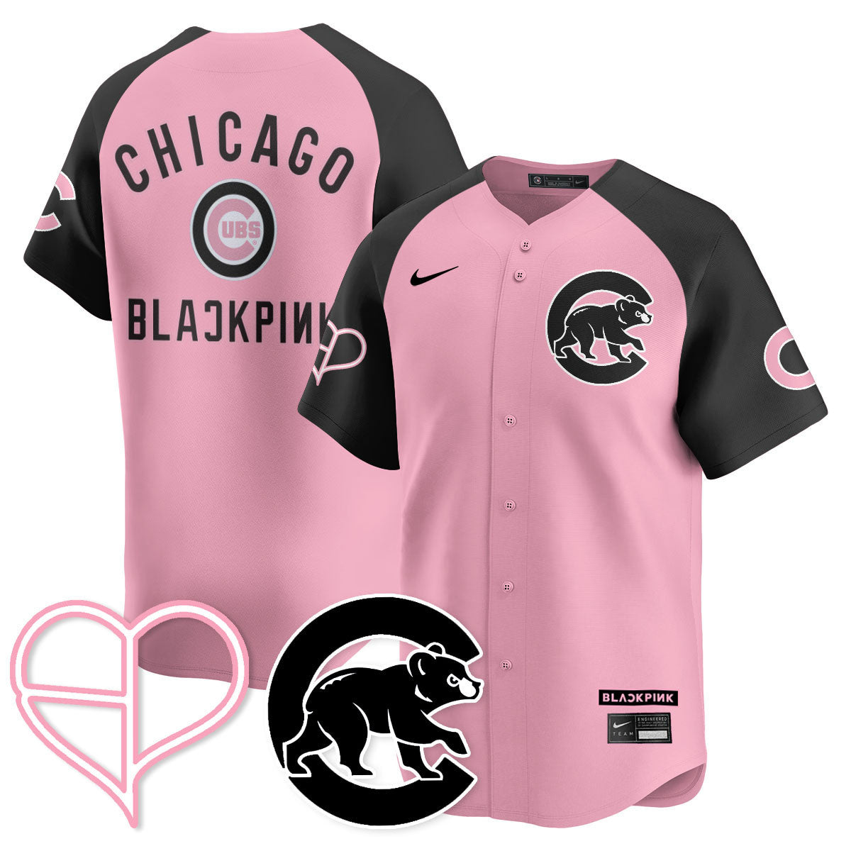 Chicago Cubs BL??KPI?K 2025 Limited Custom Jersey - All Stitched