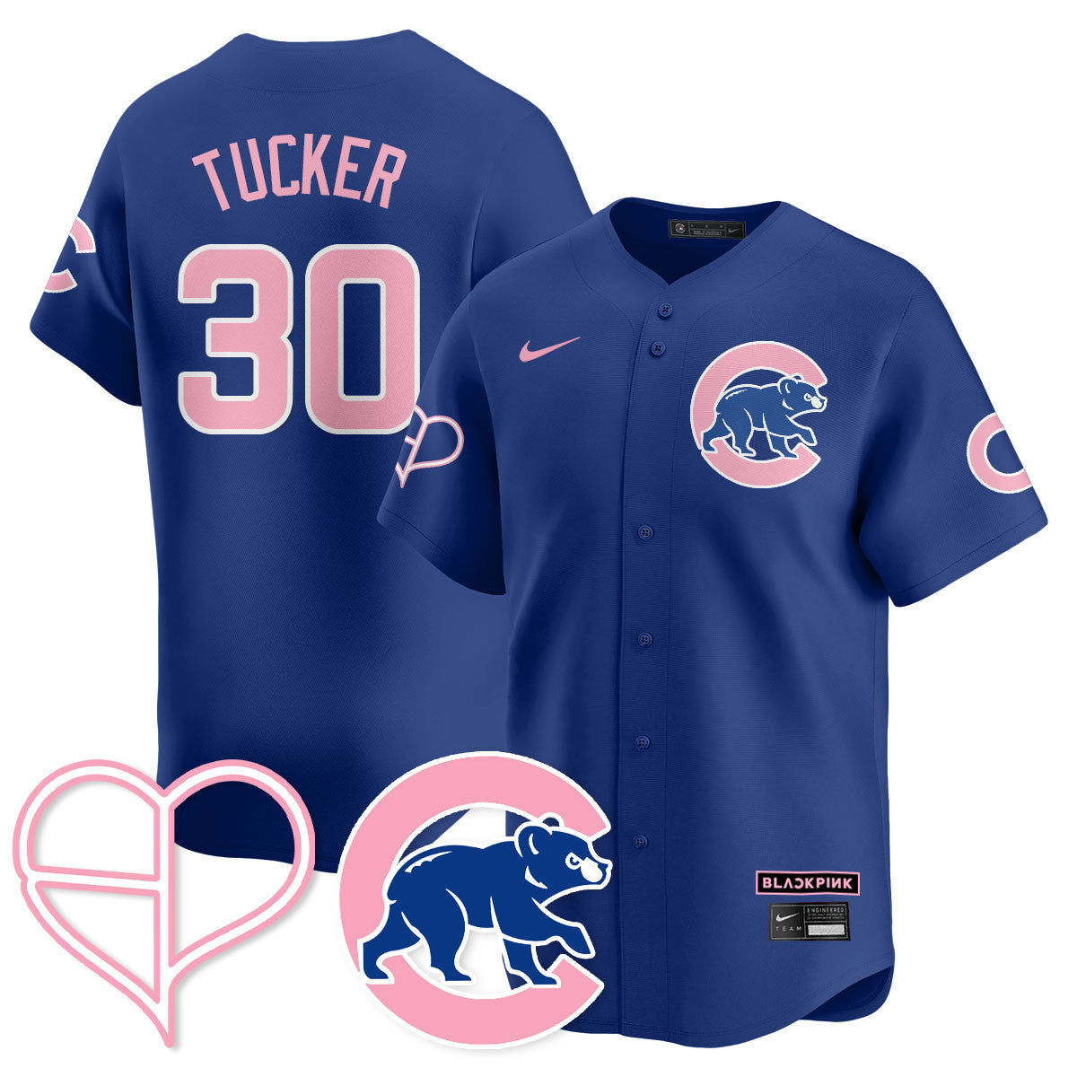 Chicago Cubs BL??KPI?K 2025 Limited Custom Jersey - All Stitched