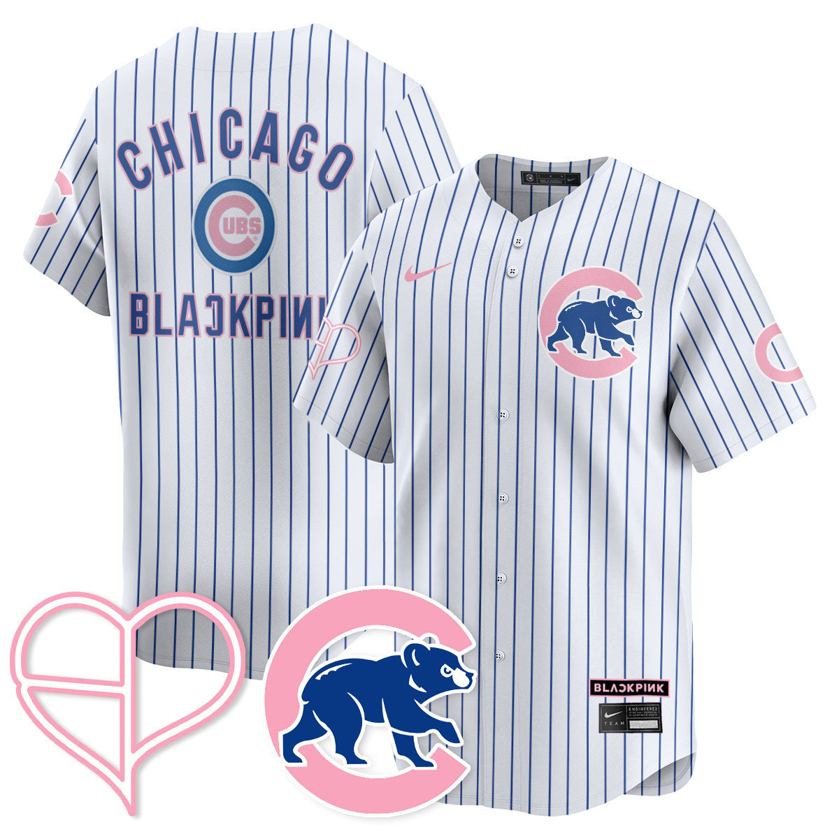 Chicago Cubs BL??KPI?K 2025 Limited Custom Jersey - All Stitched