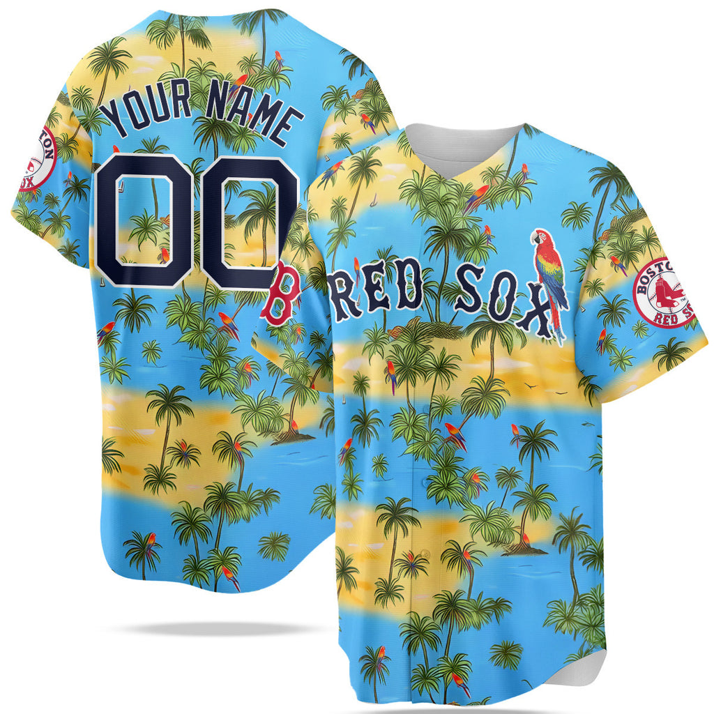 Custom Boston Red Sox Summer 2025 Jersey - Stitched