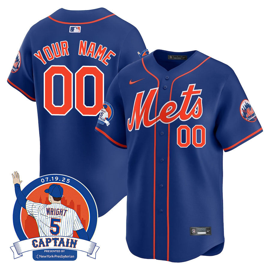 Men's New York Mets David Wright "Mets Legend" Jersey - All Stitched