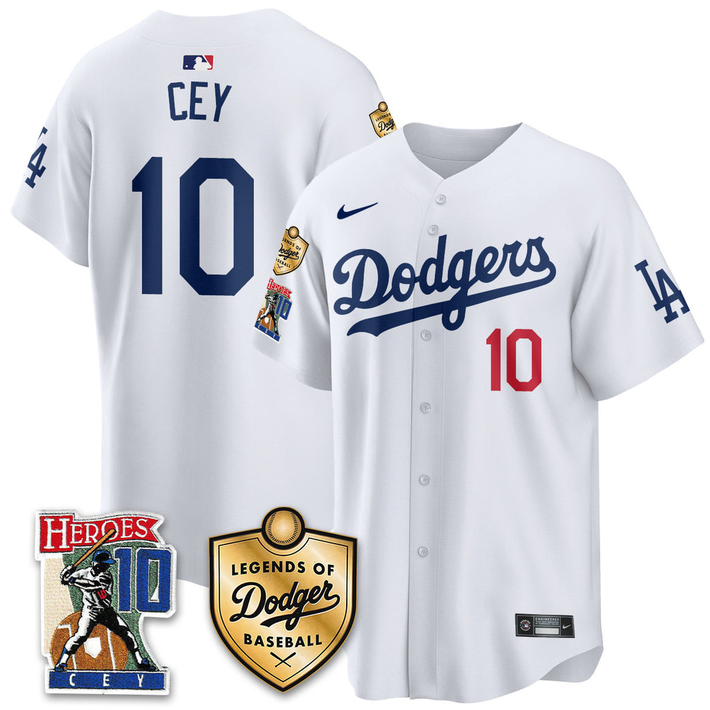 Men's Dodgers Ron Cey "Legends Of Dodgers Baseball" Jersey - All Stitched