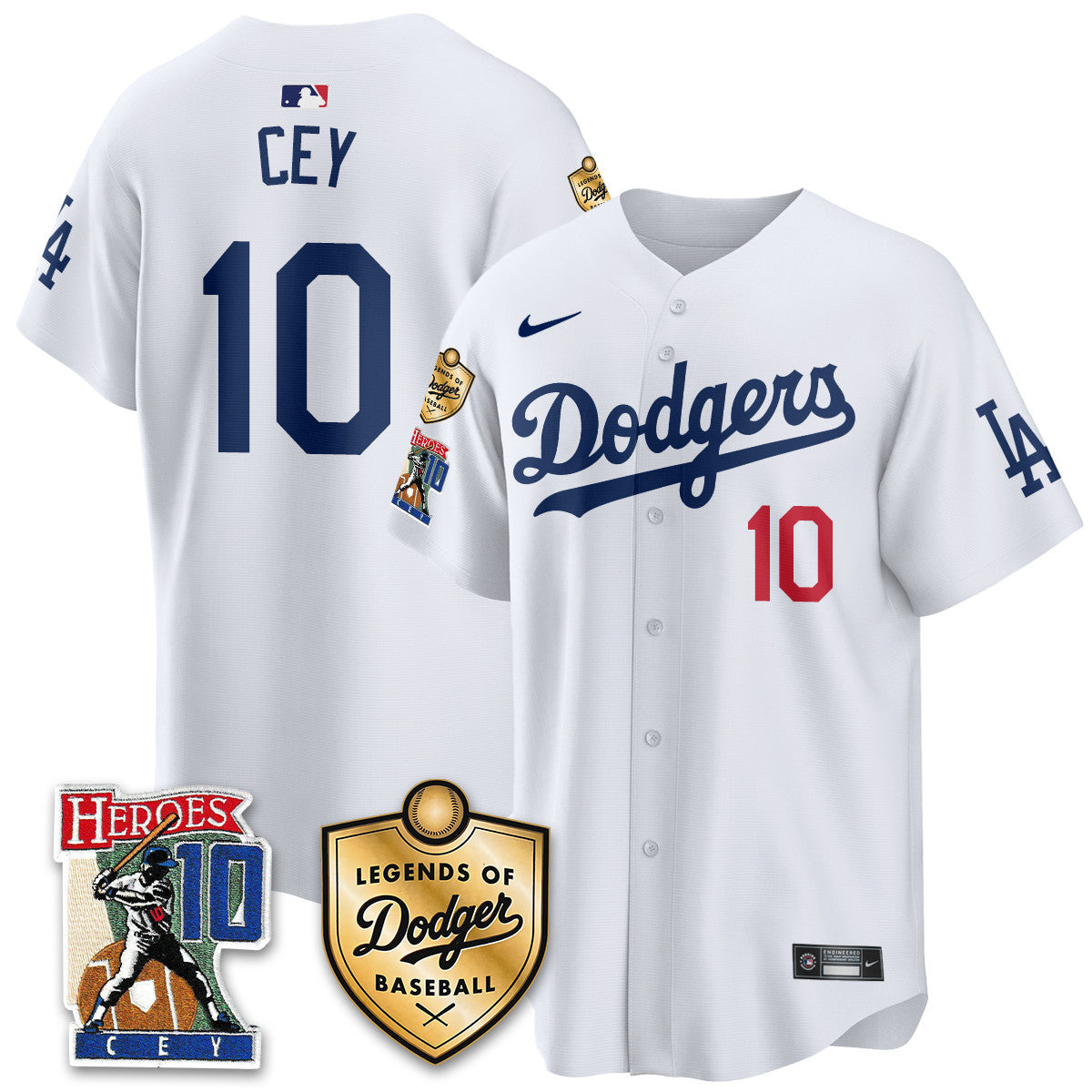 Men's Dodgers Ron Cey "Legends Of Dodgers Baseball" Jersey - All Stitched