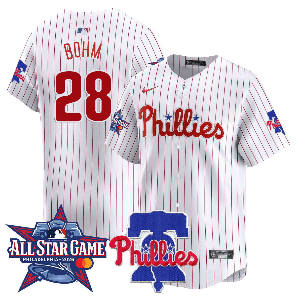 Men's Philadelphia Phillies 2026 MLB All-Star Jersey - All Stitched